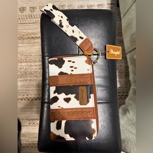 Wrangler Brown Wristlet Wallet